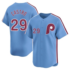 Men's Philadelphia Phillies Rodolfo Castro Limited Light Blue Alternate Jersey