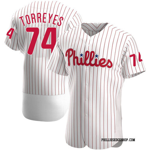 Men's Philadelphia Phillies Ronald Torreyes Authentic White Home Jersey
