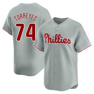 Men's Philadelphia Phillies Ronald Torreyes Limited Gray Away Jersey