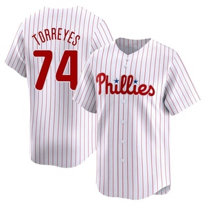 Men's Philadelphia Phillies Ronald Torreyes Limited White Home Jersey