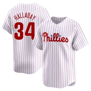 Men's Philadelphia Phillies Roy Halladay Limited White Home Jersey