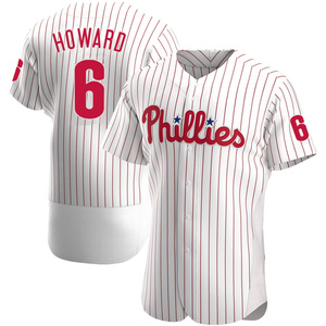 Men's Philadelphia Phillies Ryan Howard Authentic White Home Jersey