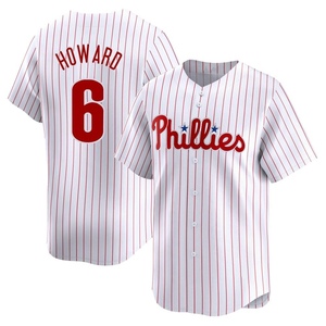 Men's Philadelphia Phillies Ryan Howard Limited White Home Jersey