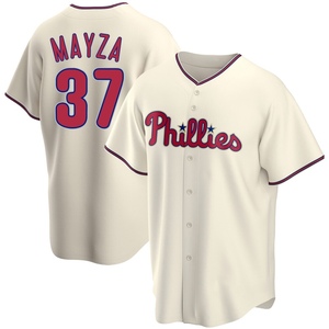 Men's Philadelphia Phillies Tim Mayza Replica Cream Alternate Jersey