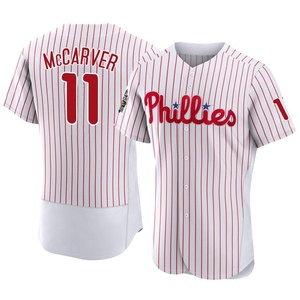 Men's Philadelphia Phillies Tim McCarver Authentic White 2022 World Series Home Jersey