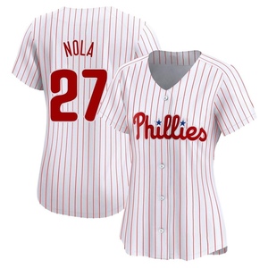 Women's Philadelphia Phillies Aaron Nola Limited White Home Jersey