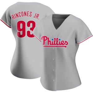 Women's Philadelphia Phillies Gabriel Rincones Jr. Authentic Gray Road Jersey