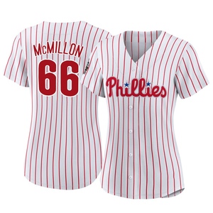 Women's Philadelphia Phillies John McMillon Replica White 2022 World Series Home Jersey