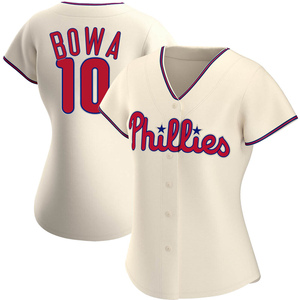 Women's Philadelphia Phillies Larry Bowa Replica Cream Alternate Jersey