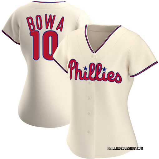 Women's Philadelphia Phillies Larry Bowa Replica Cream Alternate Jersey
