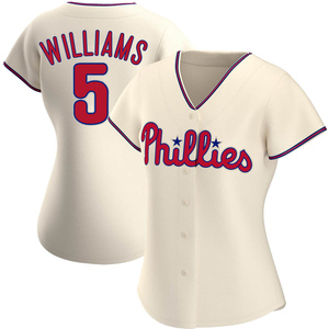 Women's Philadelphia Phillies Nick Williams Replica Cream Alternate Jersey