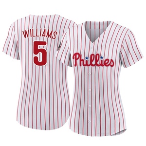 Women's Philadelphia Phillies Nick Williams Replica White 2022 World Series Home Jersey