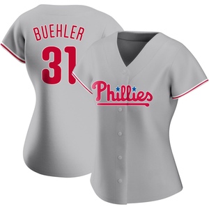Women's Philadelphia Phillies Walker Buehler Replica Gray Road Jersey