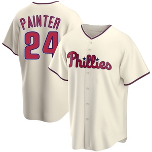 Youth Philadelphia Phillies Andrew Painter Replica Cream Alternate Jersey
