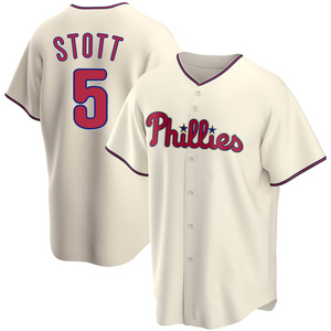 Youth Philadelphia Phillies Bryson Stott Replica Cream Alternate Jersey