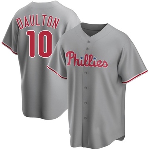 Youth Philadelphia Phillies Darren Daulton Replica Gray Road Jersey
