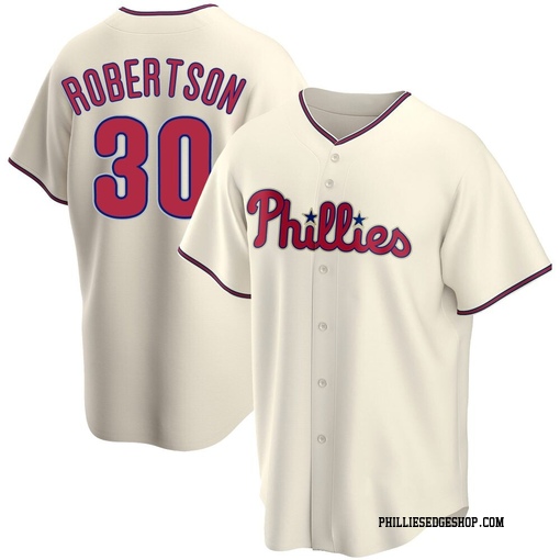 Youth Philadelphia Phillies David Robertson Replica Cream Alternate Jersey