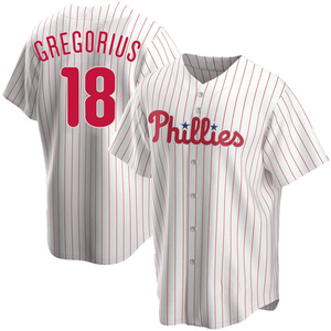 Youth Philadelphia Phillies Didi Gregorius Replica White Home Jersey