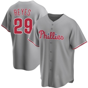 Youth Philadelphia Phillies Felix Reyes Replica Gray Road Jersey
