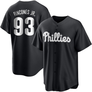Youth Philadelphia Phillies Gabriel Rincones Jr. Replica White Black/ Jersey