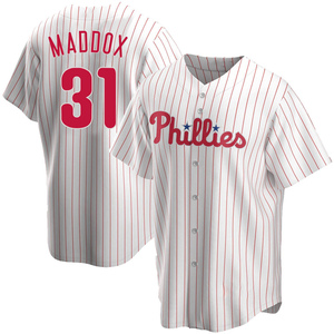 Youth Philadelphia Phillies Garry Maddox Replica White Home Jersey