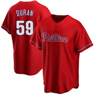 Youth Philadelphia Phillies Jhoan Duran Replica Red Alternate Jersey