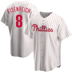 Youth Philadelphia Phillies Jim Eisenreich Replica White Home Jersey