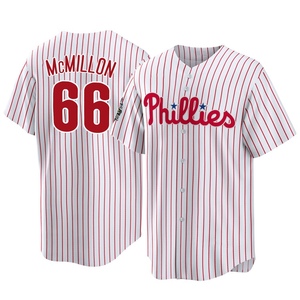 Youth Philadelphia Phillies John McMillon Replica White 2022 World Series Home Jersey