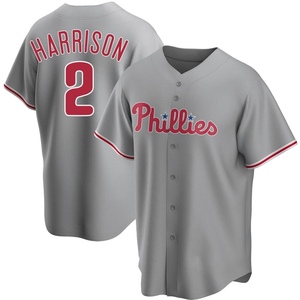 Youth Philadelphia Phillies Josh Harrison Replica Gray Road Jersey
