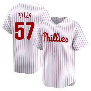 Youth Philadelphia Phillies Kyle Tyler Limited White Home Jersey