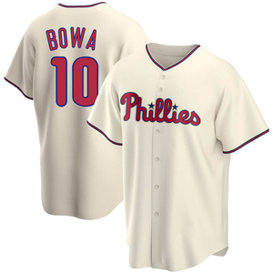 Youth Philadelphia Phillies Larry Bowa Replica Cream Alternate Jersey
