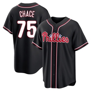 Youth Philadelphia Phillies Moises Chace Replica Black Fashion Out Jersey
