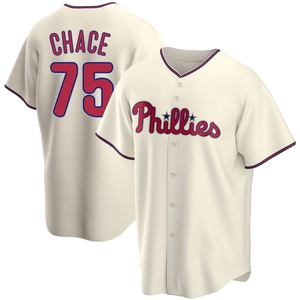 Youth Philadelphia Phillies Moises Chace Replica Cream Alternate Jersey