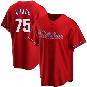 Youth Philadelphia Phillies Moises Chace Replica Red Alternate Jersey