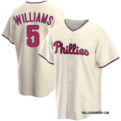 Youth Philadelphia Phillies Nick Williams Replica Cream Alternate Jersey
