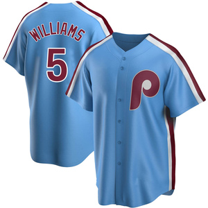 Youth Philadelphia Phillies Nick Williams Replica Light Blue Road Cooperstown Collection Jersey