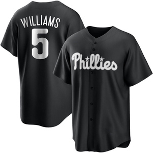 Youth Philadelphia Phillies Nick Williams Replica White Black/ Jersey