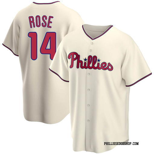 Youth Philadelphia Phillies Pete Rose Replica Cream Alternate Jersey