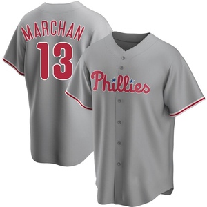 Youth Philadelphia Phillies Rafael Marchan Replica Gray Road Jersey