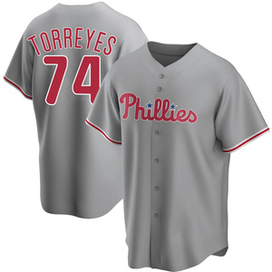 Youth Philadelphia Phillies Ronald Torreyes Replica Gray Road Jersey