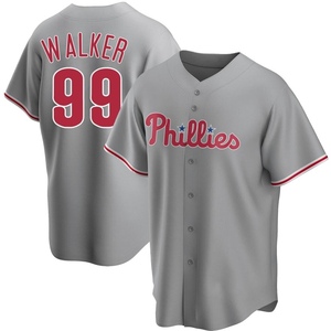 Youth Philadelphia Phillies Taijuan Walker Replica Gray Road Jersey
